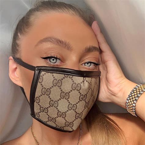 face mask gucci print|gucci like face mask.